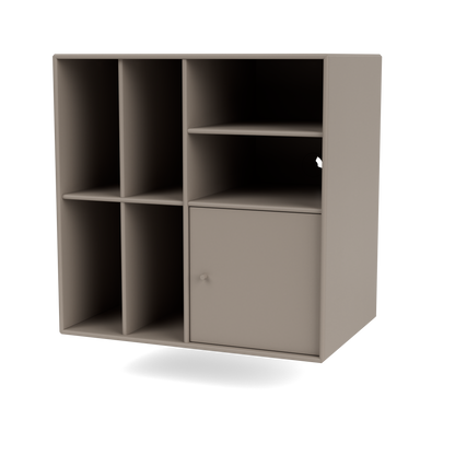 Meuble de Rangement Spin II par Peter J. Lassen, laque 141 Truffle, suspendu au mur, packshot Montana