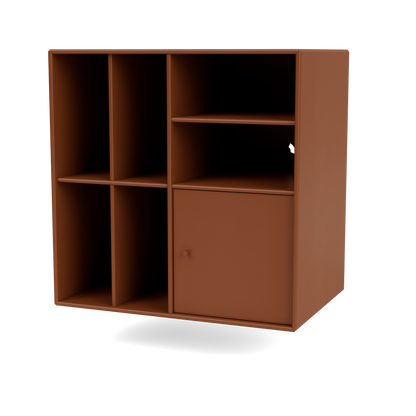 Meuble de Rangement Spin II par Peter J. Lassen, laque 146 Hazelnut, suspendu au mur, packshot Montana