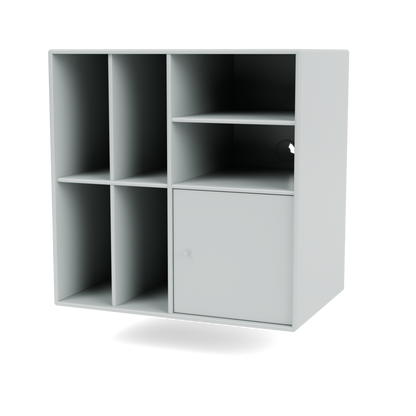 Meuble de Rangement Spin II par Peter J. Lassen, laque 156 Oyster, suspendu au mur, packshot Montana