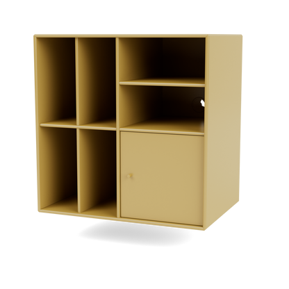 Meuble de Rangement Spin II par Peter J. Lassen, laque 157 Cumin, suspendu au mur, packshot Montana
