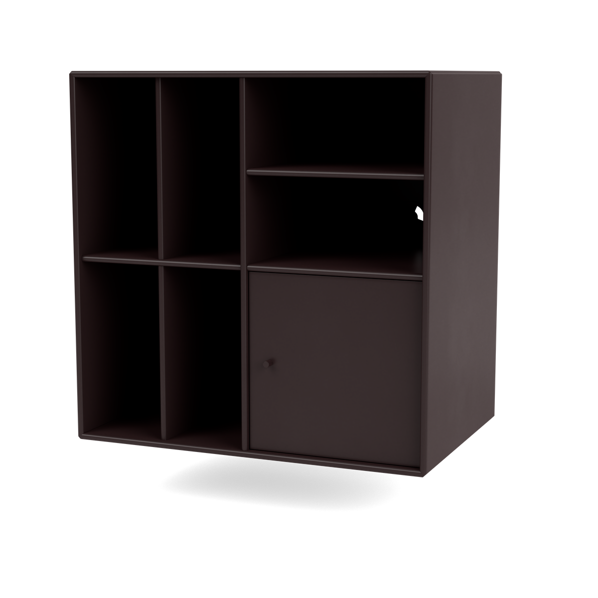 Meuble de Rangement Spin II par Peter J. Lassen, laque 160 Balsamic, suspendu au mur, packshot Montana