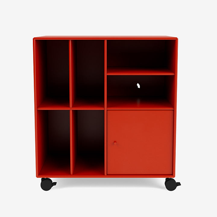 Meuble de Rangement Spin II par Peter J. Lassen - Montana-145 Rosehip-Roulettes h 6.8cm-The Woods Gallery