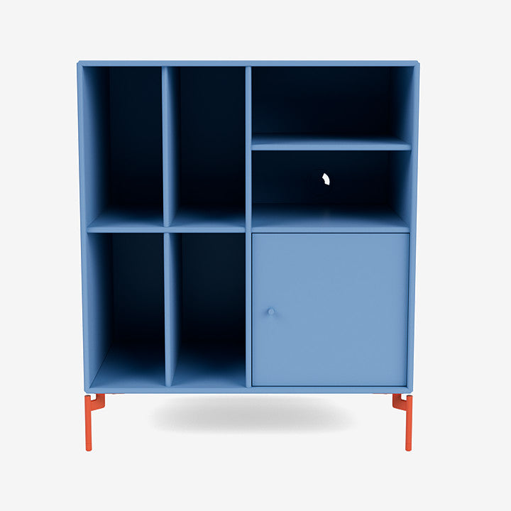 Meuble de Rangement Spin II par Peter J. Lassen - Montana-154 Azure-Pieds h 12.6cm-The Woods Gallery