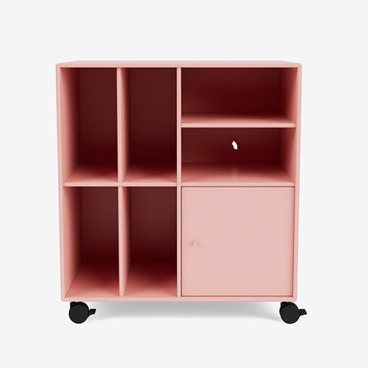Meuble de Rangement Spin II par Peter J. Lassen - Montana-167 Ruby-Roulettes h 6.8cm-The Woods Gallery