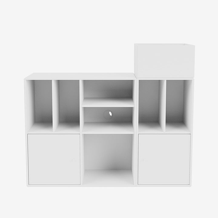 Meuble de Rangement Spin III par Peter J. Lassen - Montana-02 Fjord-Avec rail de suspension-The Woods Gallery