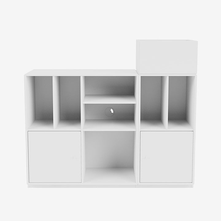 Meuble de Rangement Spin III par Peter J. Lassen - Montana-02 Fjord-Avec rail de suspension-The Woods Gallery