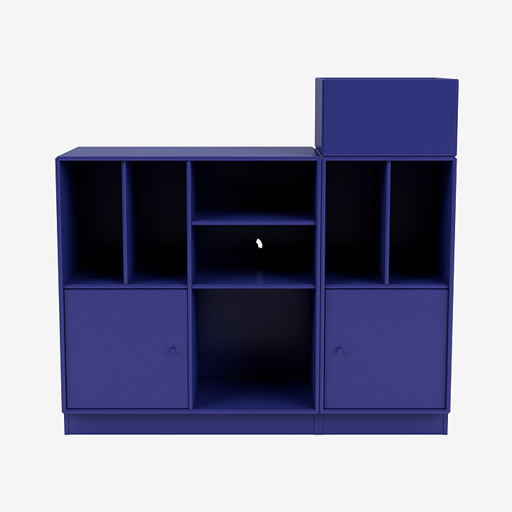 Meuble de Rangement Spin III par Peter J. Lassen - Montana-02 Fjord-Avec rail de suspension-The Woods Gallery