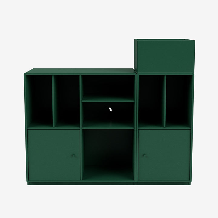 Meuble de Rangement Spin III par Peter J. Lassen - Montana-02 Fjord-Avec rail de suspension-The Woods Gallery