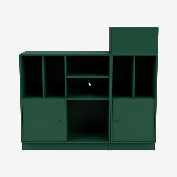 Meuble de Rangement Spin III par Peter J. Lassen - Montana-02 Fjord-Avec rail de suspension-The Woods Gallery