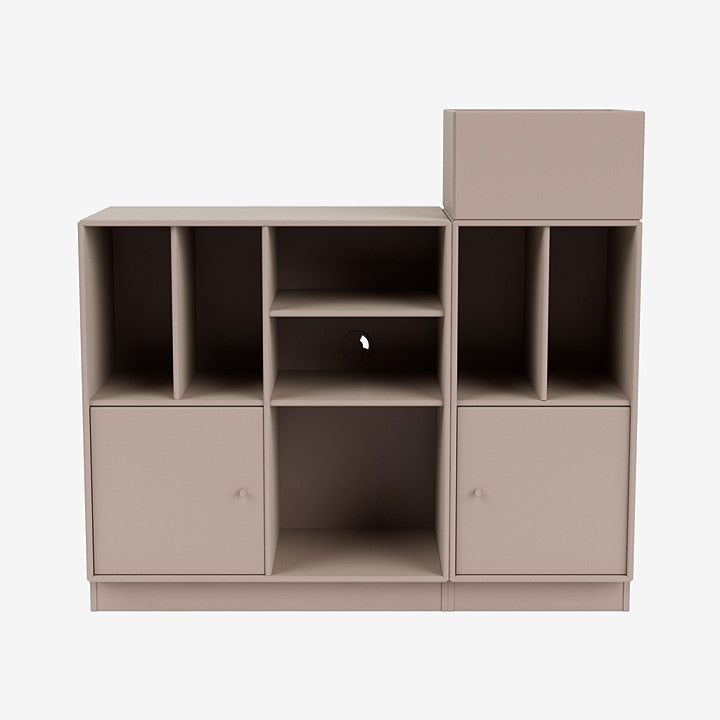 Meuble de Rangement Spin III par Peter J. Lassen - Montana-02 Fjord-Avec rail de suspension-The Woods Gallery