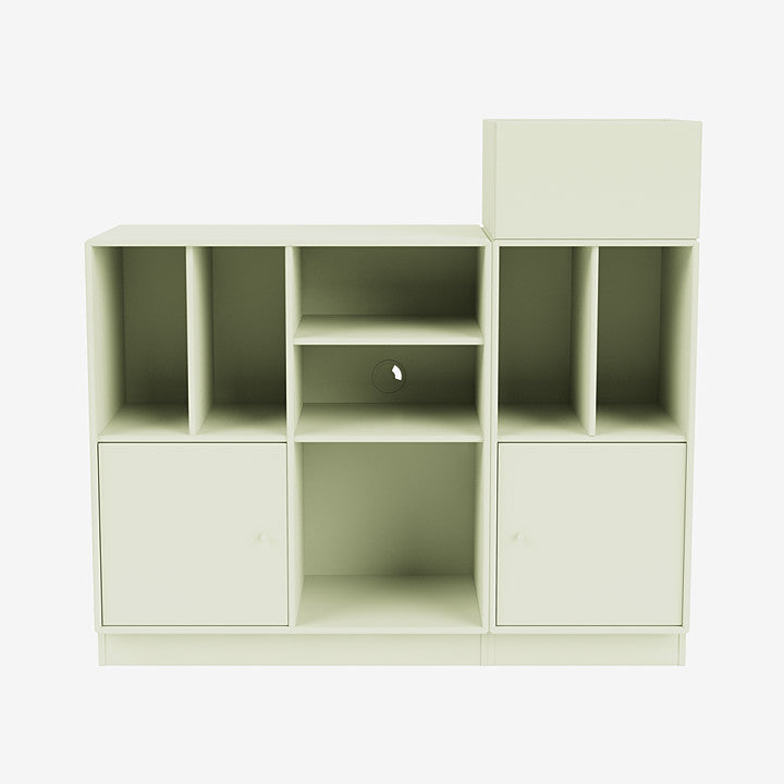 Meuble de Rangement Spin III par Peter J. Lassen - Montana-02 Fjord-Avec rail de suspension-The Woods Gallery