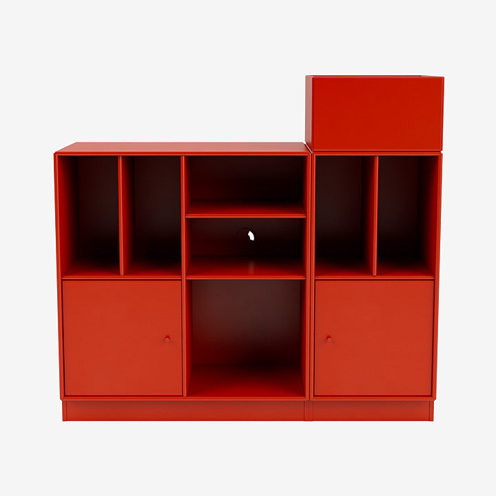 Meuble de Rangement Spin III par Peter J. Lassen - Montana-02 Fjord-Avec rail de suspension-The Woods Gallery