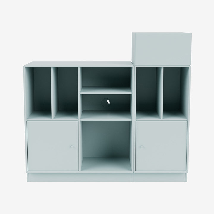 Meuble de Rangement Spin III par Peter J. Lassen - Montana-02 Fjord-Avec rail de suspension-The Woods Gallery