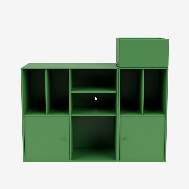 Meuble de Rangement Spin III par Peter J. Lassen - Montana-02 Fjord-Avec rail de suspension-The Woods Gallery