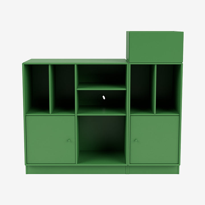 Meuble de Rangement Spin III par Peter J. Lassen - Montana-02 Fjord-Avec rail de suspension-The Woods Gallery