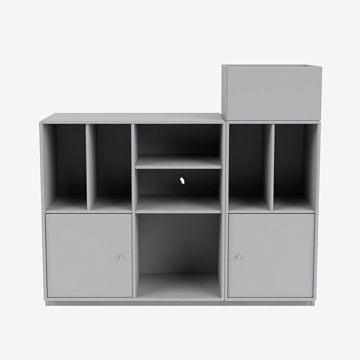 Meuble de Rangement Spin III par Peter J. Lassen - Montana-02 Fjord-Avec rail de suspension-The Woods Gallery