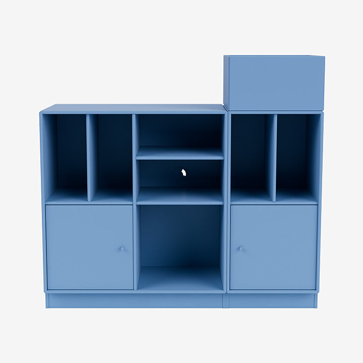 Meuble de Rangement Spin III par Peter J. Lassen - Montana-02 Fjord-Avec rail de suspension-The Woods Gallery