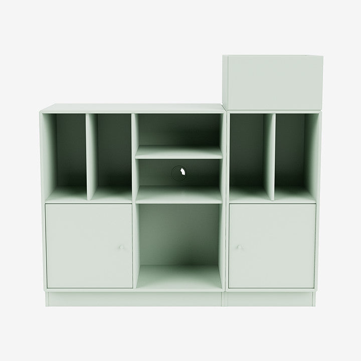 Meuble de Rangement Spin III par Peter J. Lassen - Montana-02 Fjord-Avec rail de suspension-The Woods Gallery