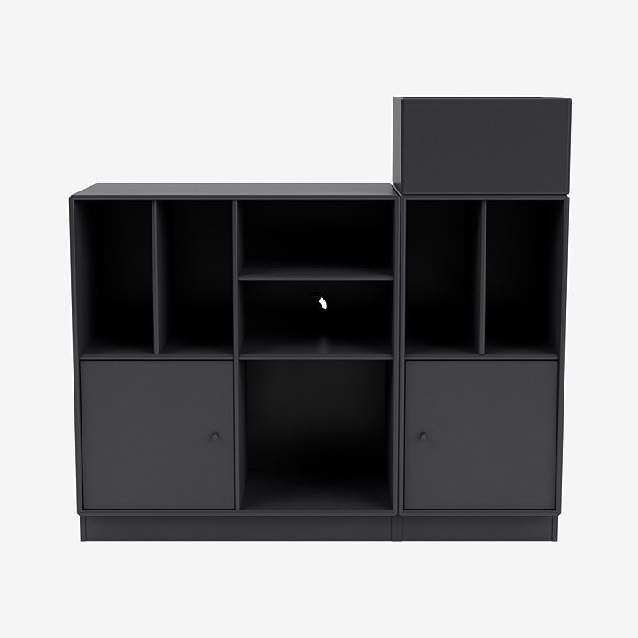 Meuble de Rangement Spin III par Peter J. Lassen - Montana-02 Fjord-Avec rail de suspension-The Woods Gallery