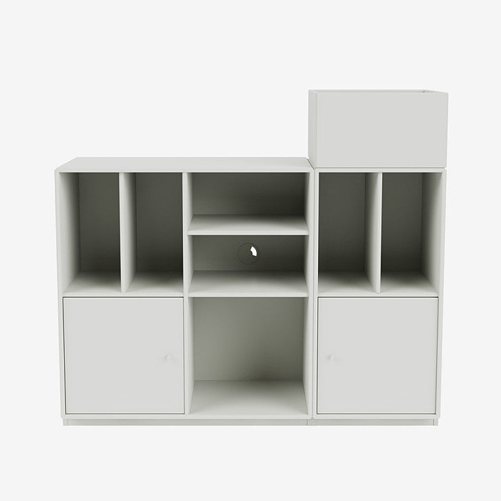 Meuble de Rangement Spin III par Peter J. Lassen - Montana-02 Fjord-Avec rail de suspension-The Woods Gallery