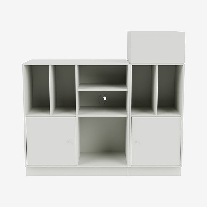 Meuble de Rangement Spin III par Peter J. Lassen - Montana-02 Fjord-Avec rail de suspension-The Woods Gallery