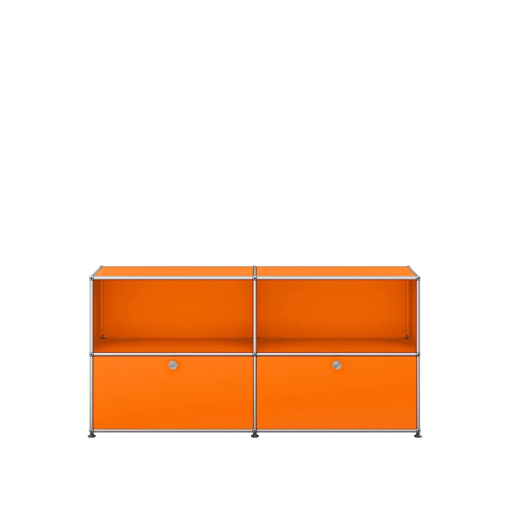 Meuble de Rangement USM C2 - Usm Haller-Orange-The Woods Gallery