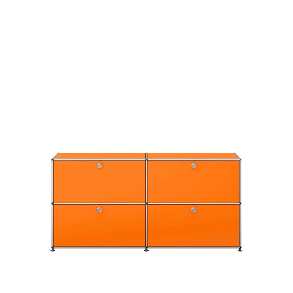 Meuble de Rangement USM E2 - Usm Haller-Orange-The Woods Gallery