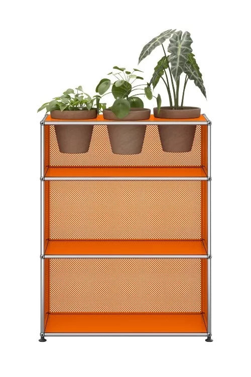 Meuble de rangement USM M56 - Usm Haller-Orange-The Woods Gallery