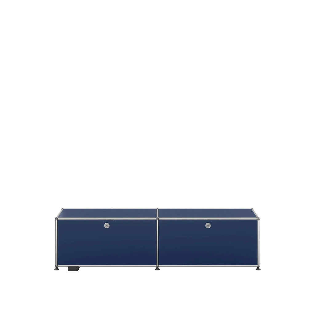 Meuble de rangement USM M59 - Usm Haller-Bleu acier-The Woods Gallery