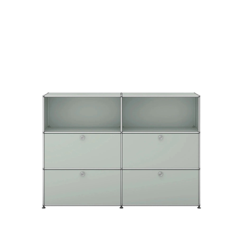 Meuble de rangement USM M64 - Usm Haller-Gris clair-The Woods Gallery