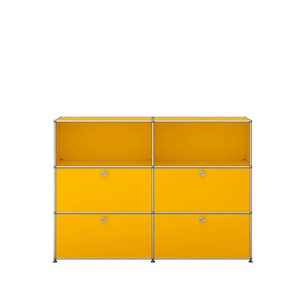 Meuble de rangement USM M64 - Usm Haller-Jaune-The Woods Gallery