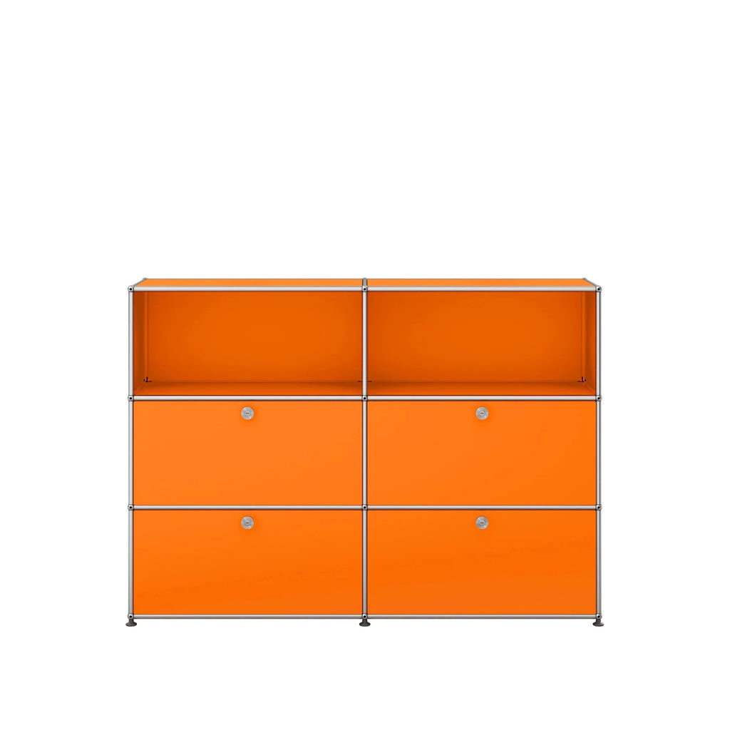 Meuble de rangement USM M64 - Usm Haller-Orange-The Woods Gallery