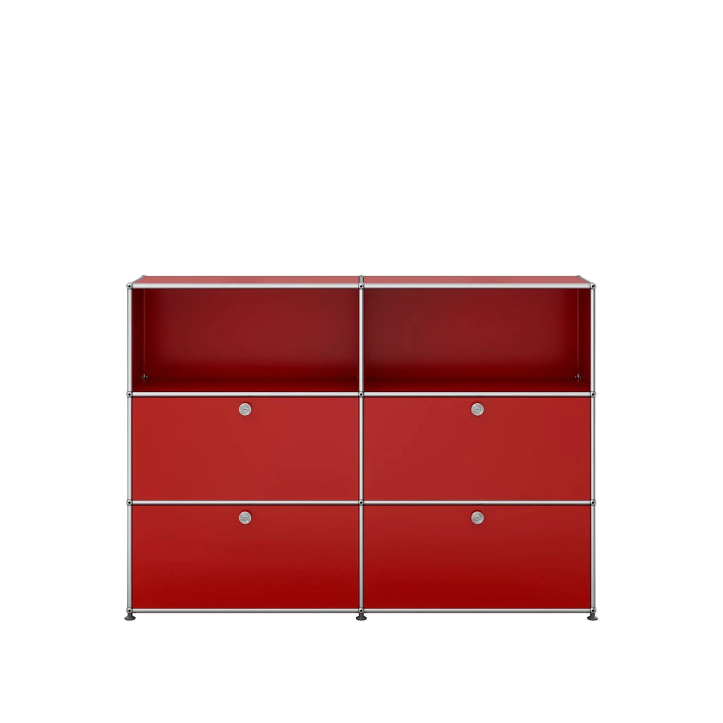 Meuble de rangement USM M64 - Usm Haller-Rouge-The Woods Gallery