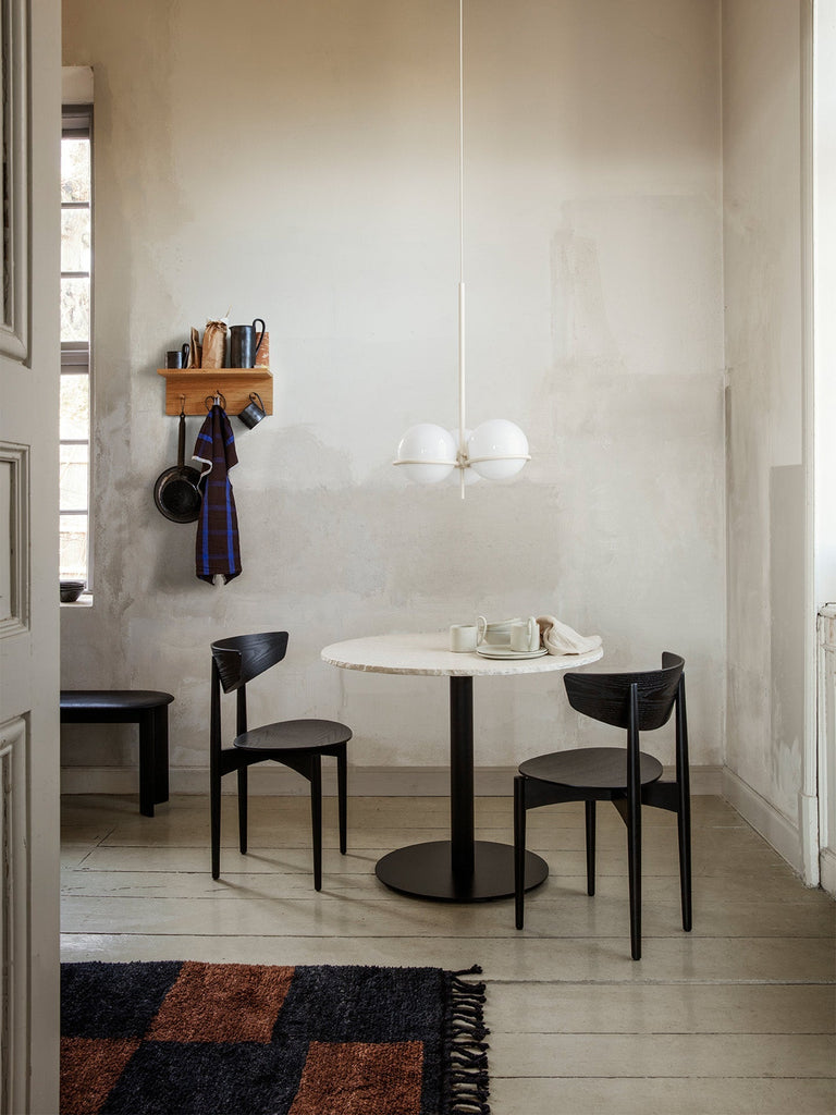 Mineral Dining Table Ø 90 - Bianco Curia - Ferm Living-The Woods Gallery