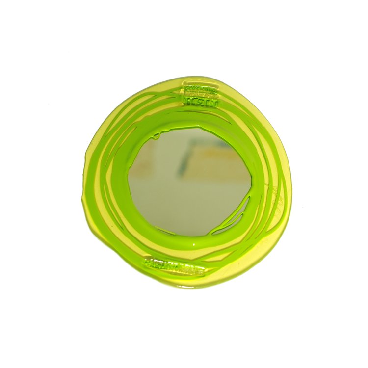 Miroir Clear Yellow & Matt Lime par Gaetano Pesce - Fish Design-M-The Woods Gallery