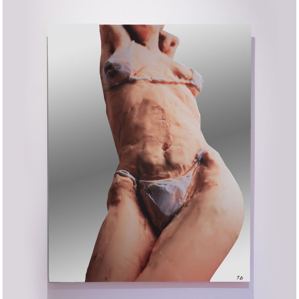 Miroir H 75 cm par Tatiana Brodatch, Bikini, série de 3 exemplaires-The Woods Gallery