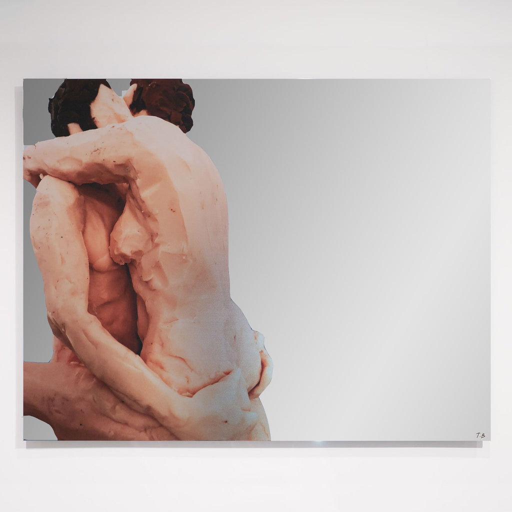 Miroir H 85 cm par Tatiana Brodatch, Un baiser, série de 3 exemplaires-The Woods Gallery