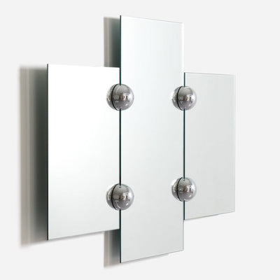 Miroir Sphera Triptych de Jean-Baptiste Fastrez - Moustache-The Woods Gallery