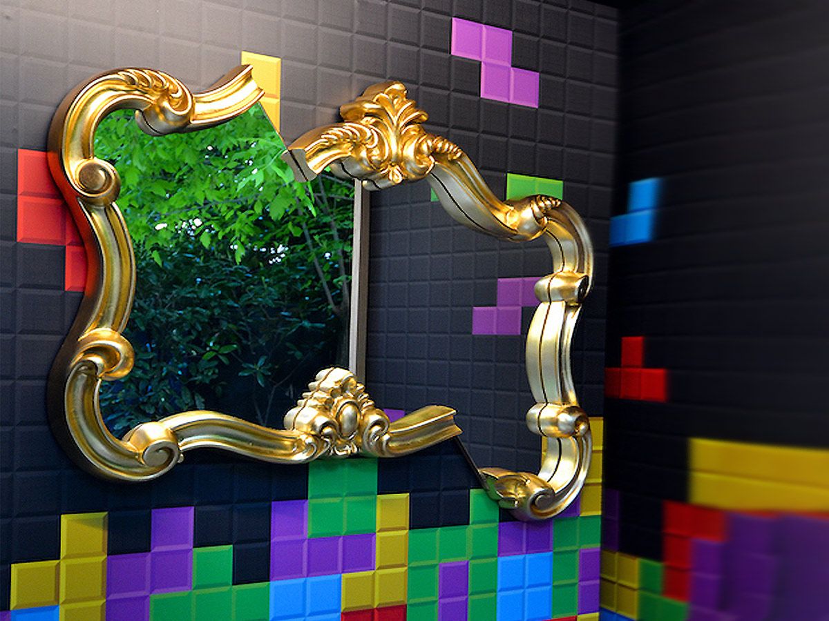 Miroir Tetris 2.0 - Seletti-The Woods Gallery
