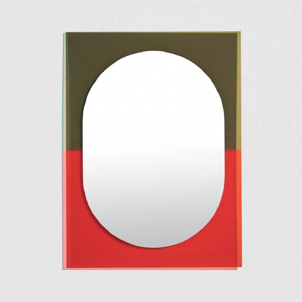 Miroir Wander M de AC/AL Studio - Petite Friture-Vert emeraude-The Woods Gallery