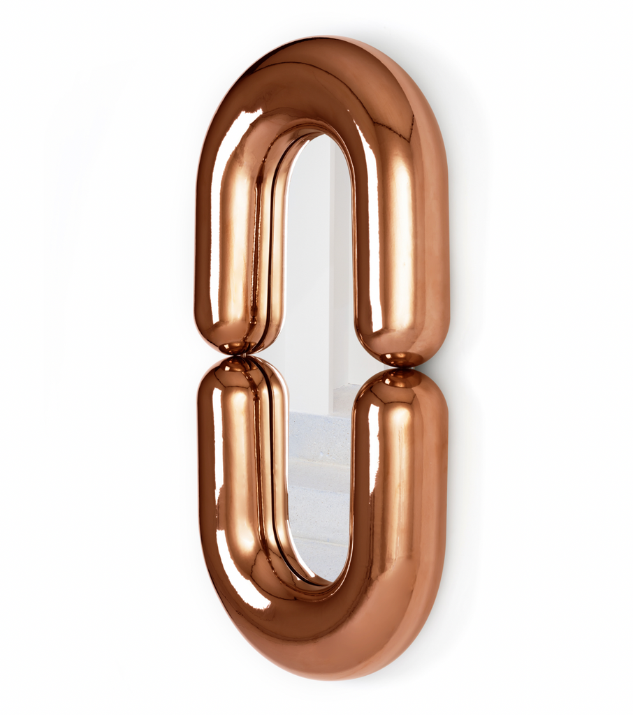 Miroir Zodiac L de Jean-Baptiste Fastrez - Moustache-Noir-The Woods Gallery