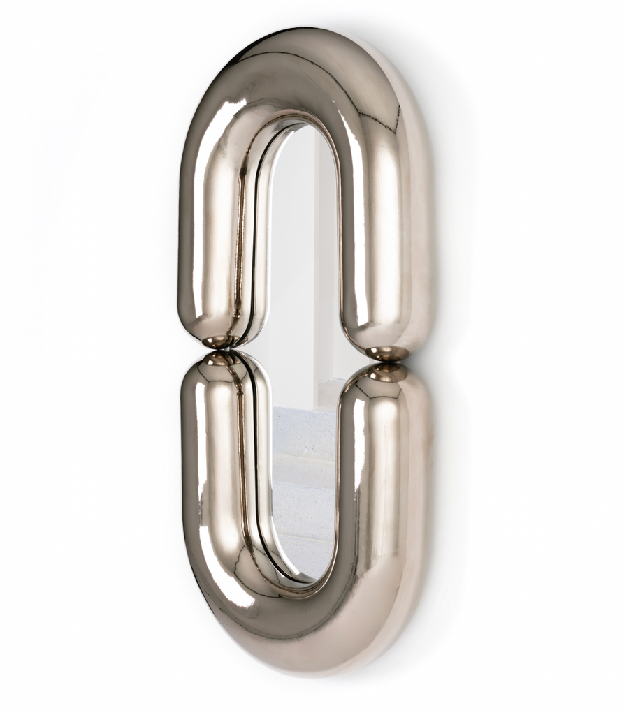 Miroir Zodiac L de Jean-Baptiste Fastrez - Moustache-Noir-The Woods Gallery