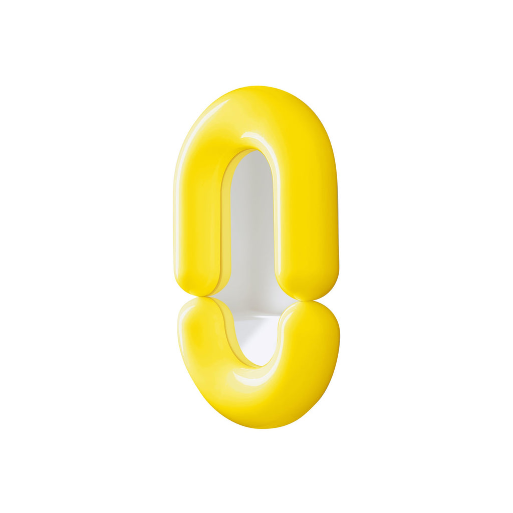 Miroir Zodiac M de Jean-Baptiste Fastrez - Moustache-Blanc-The Woods Gallery