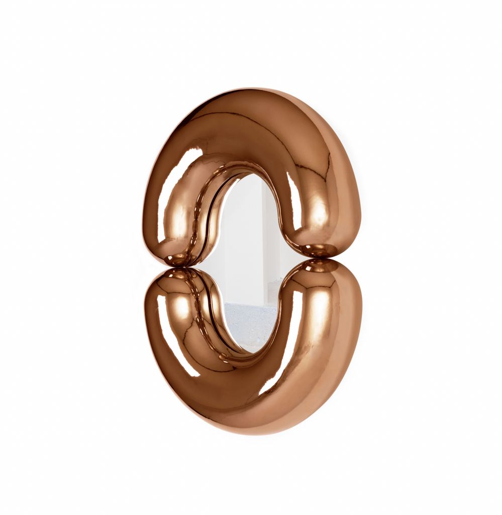 Miroir Zodiac S de Jean-Baptiste Fastrez - Moustache-Blanc-The Woods Gallery