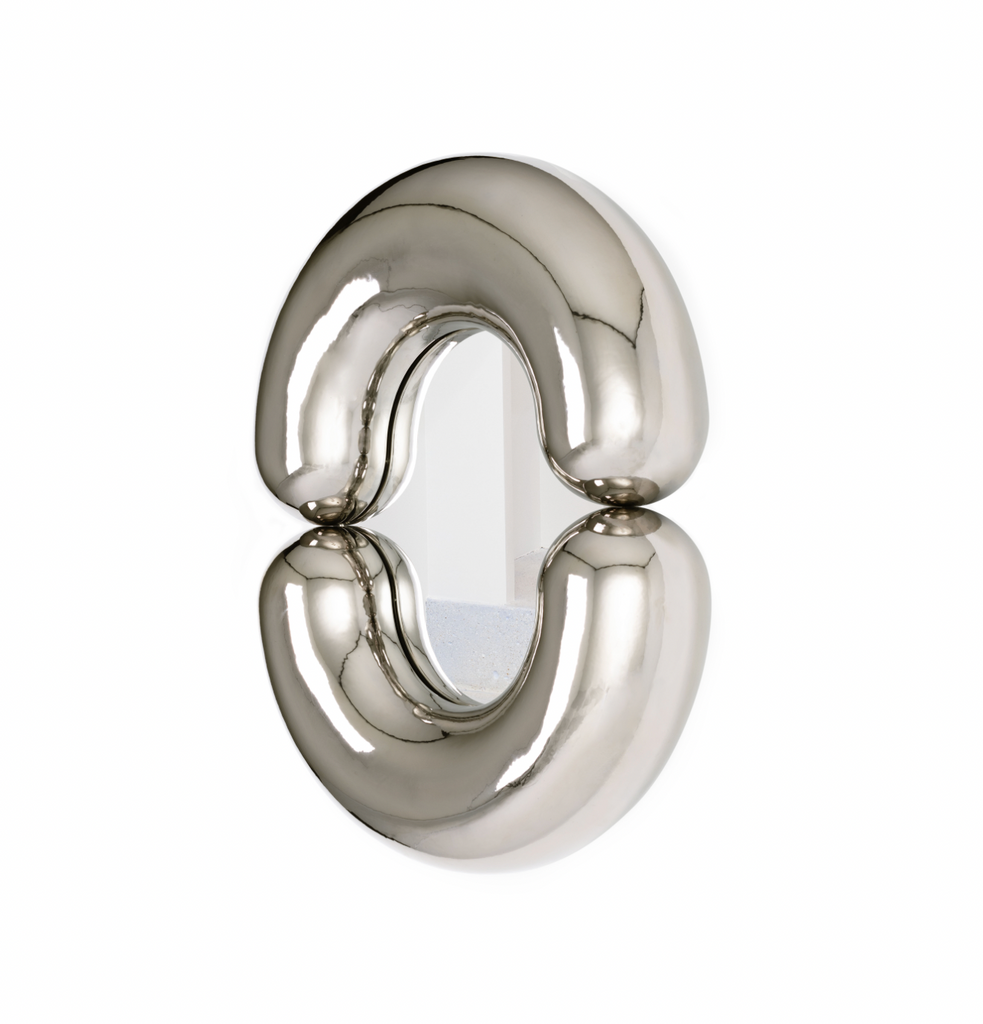 Miroir Zodiac S de Jean-Baptiste Fastrez - Moustache-Blanc-The Woods Gallery