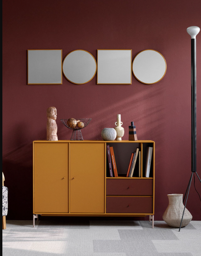Miroir carré MSQ Mini H 35 cm - Montana Furniture-04 Anthracite-The Woods Gallery