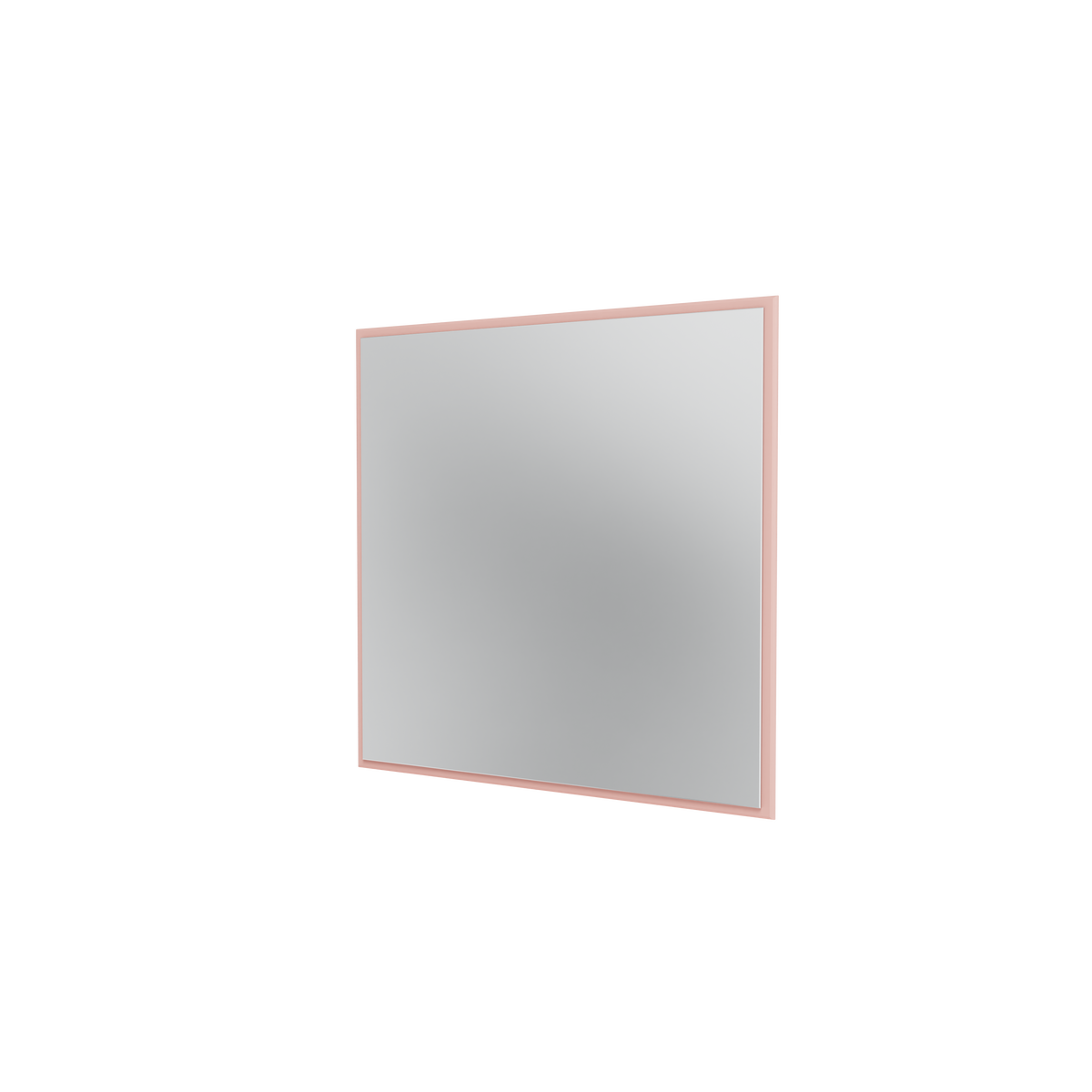 Miroir carré MSQ Mini H 35 cm par Montana, laque 167 Ruby, packshot Montana