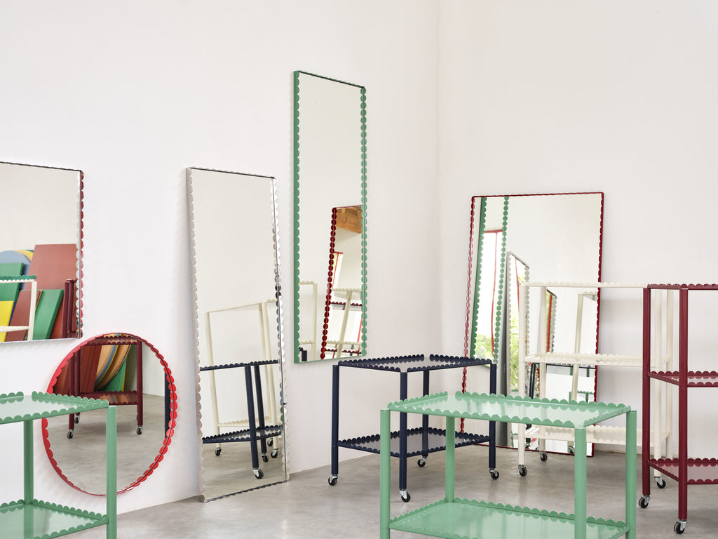 Miroir mural Arcs rectangulaire M - Hay-Vert-The Woods Gallery