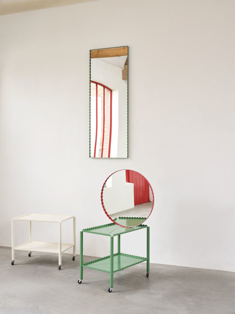 Miroir mural Arcs rectangulaire M - Hay-Vert-The Woods Gallery