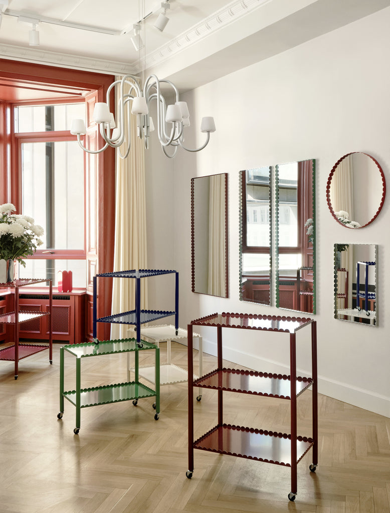 Miroir mural Arcs rectangulaire M - Hay-Vert-The Woods Gallery